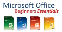 Microsoft Excel, Word, PowerPoint, Outlook Beginners Essentials logo - small